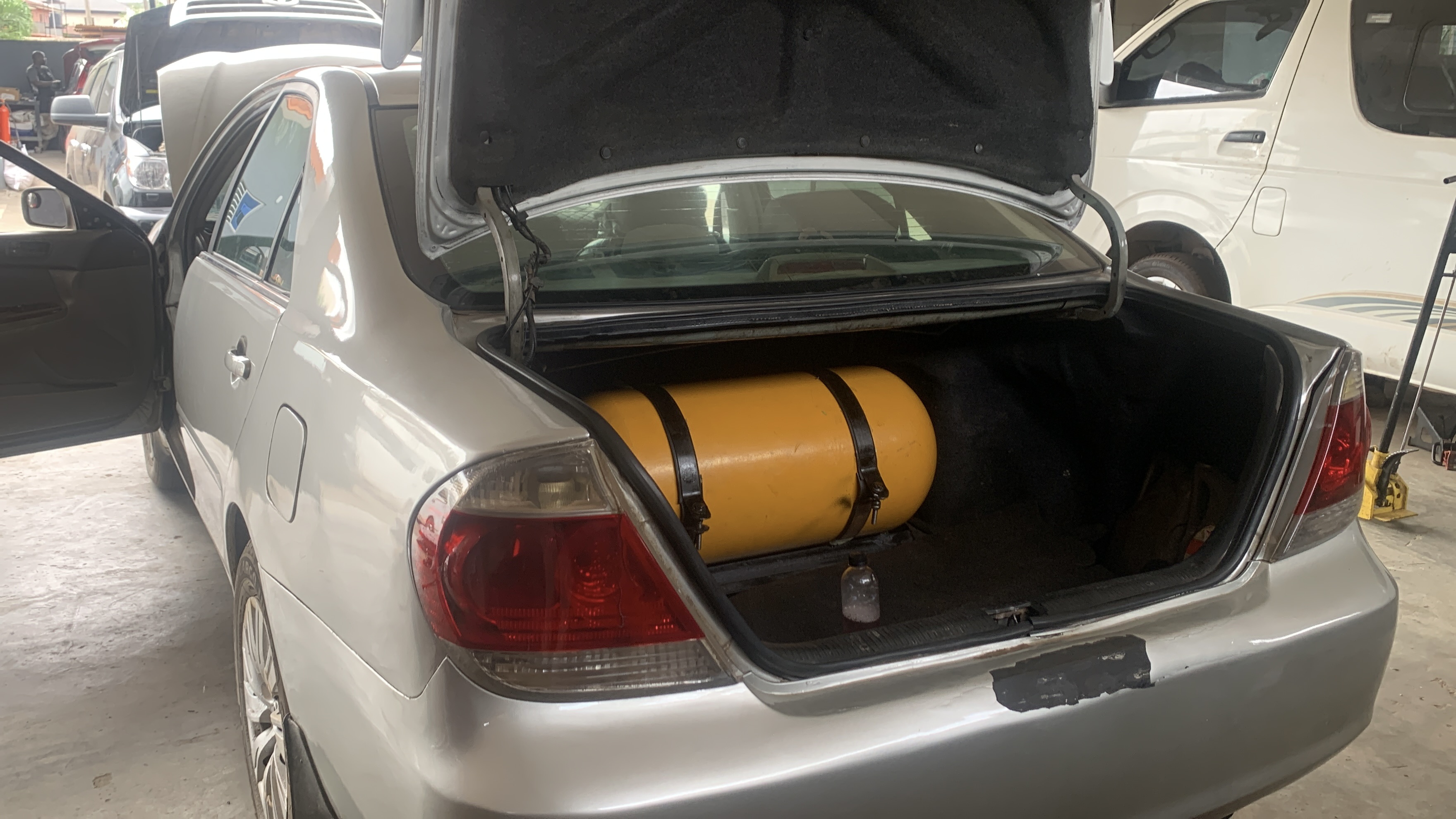 Installed Cylinder